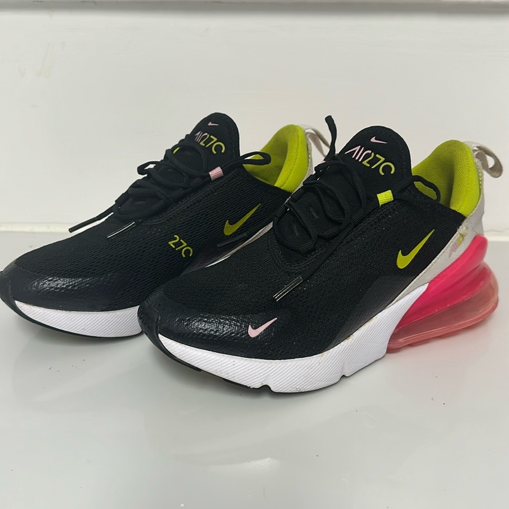 Nike air max 270 black green pink white